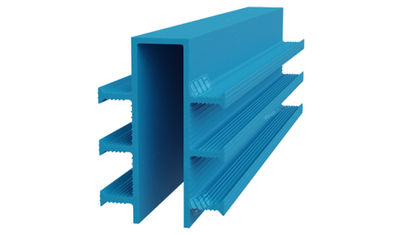 Гидрошпонка ДЗ-160/40-6/35 из ПВХ для деформационных швов шириной 40 мм