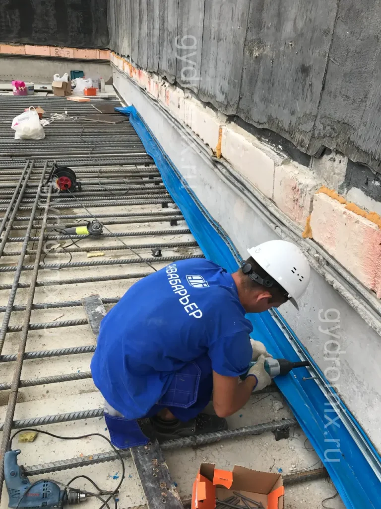 Установка деформационной закладной специальной гидрошпонки ДЗС